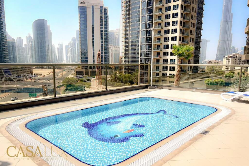 Lovely Big Studio W/ Burj Khalifa View In Downtown Ντουμπάι Εξωτερικό φωτογραφία